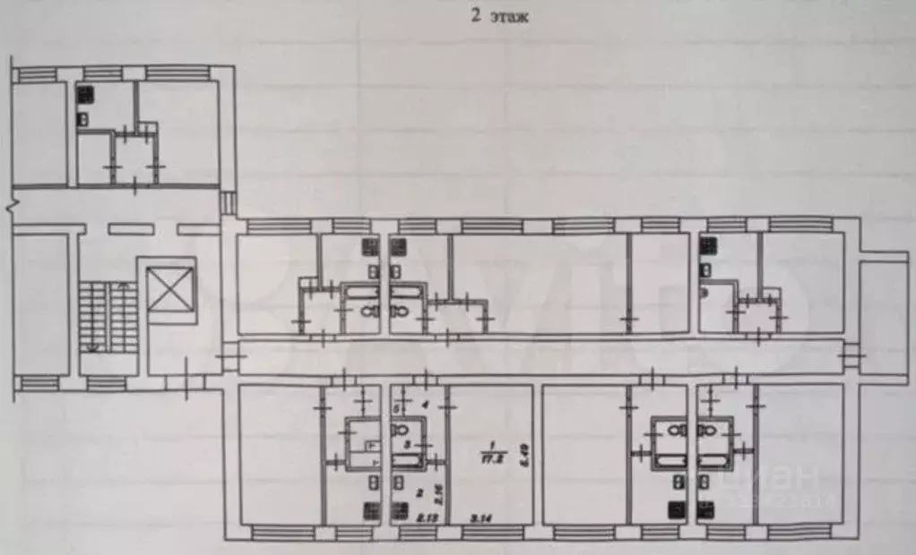 1-к кв. Тюменская область, Тюмень Военная ул., 15 (30.0 м) - Фото 1