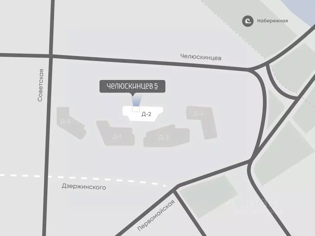 1-к кв. Тюменская область, Тюмень Челюскинцев 5 жилой комплекс (39.1 ... - Фото 1