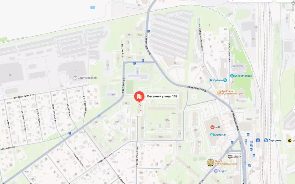 Свободной планировки кв. Московская область, Серпухов Весенняя ул., ... - Фото 2