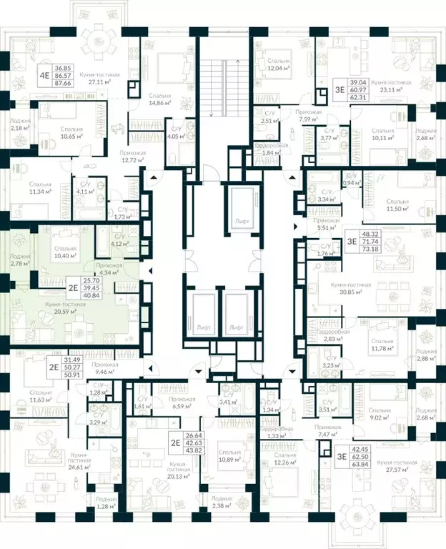 1-к кв. Башкортостан, Уфа Глумилино жилрайон, Урман Сити жилой ... - Фото 2