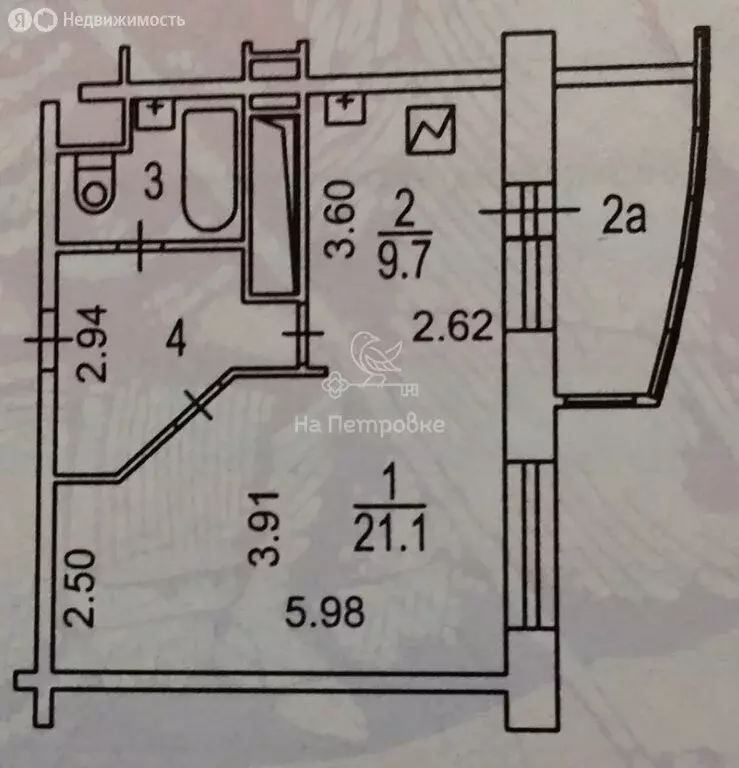 1-комнатная квартира: Москва, Беломорская улица, 13к1 (44 м) - Фото 0