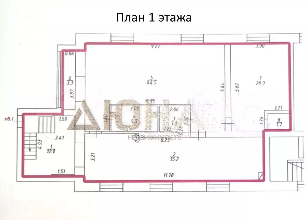 Своб. планировка, 238 м, 2/2 эт. - Фото 0