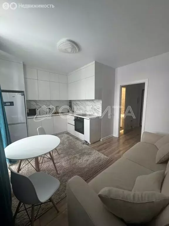 Квартира-студия: деревня Дударева, улица Сергея Джанбровского, 5 (24.5 ... - Фото 1