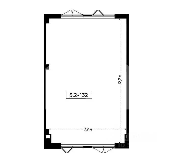 Торговая площадь в Москва БК Прокшино тер., 3 (103 м) - Фото 2