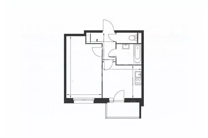 1-к кв. Московская область, Голицыно Одинцовский городской округ, бул. ... - Фото 2