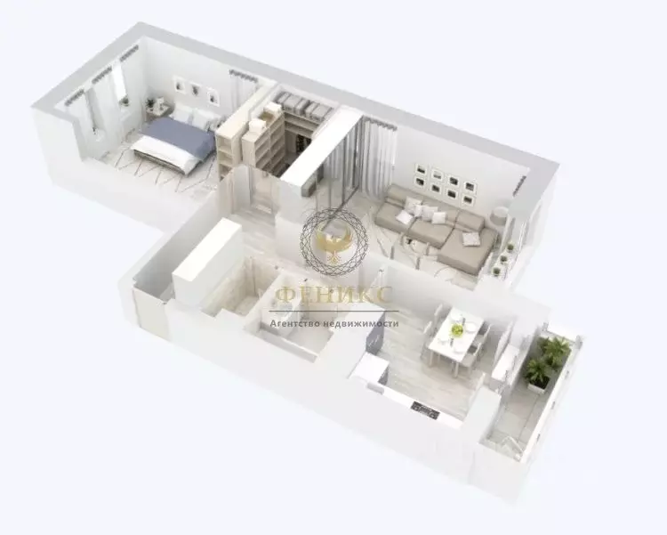 2-к кв. Белгородская область, Белгород ул. Квасова, 35 (67.71 м) - Фото 1