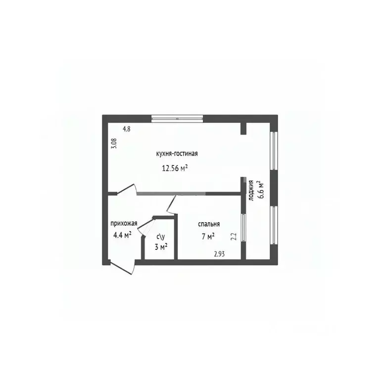 1-к кв. Дагестан, Дербент просп. Агасиева, 18 (37.0 м) - Фото 1