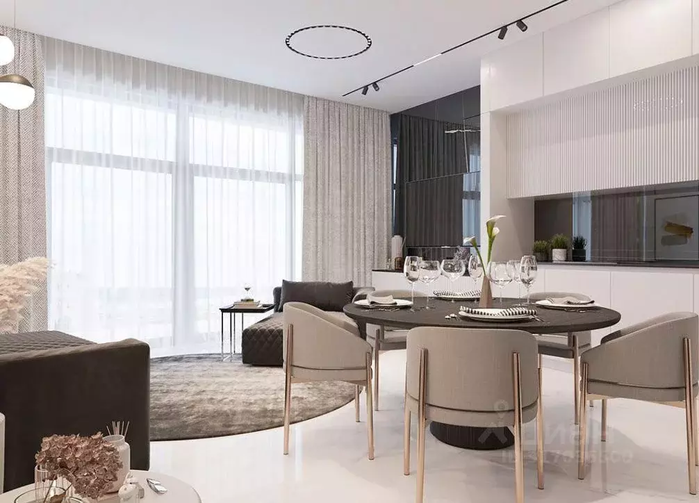 Квартира, 2 комнаты, 59 м - Фото 1
