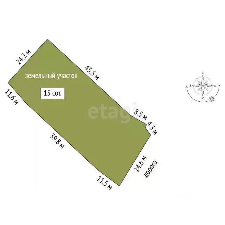 Участок в Калужская область, Боровский муниципальный округ, ... - Фото 2