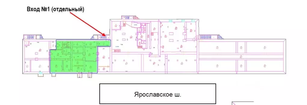 Помещение свободного назначения в Москва Ярославское ш., 136 (197 м) - Фото 1