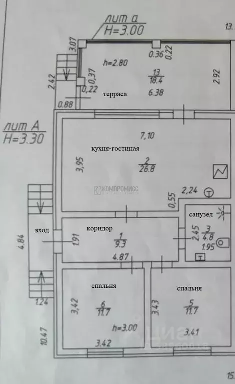 Коттедж в Краснодарский край, Краснодар муниципальное образование, ... - Фото 2
