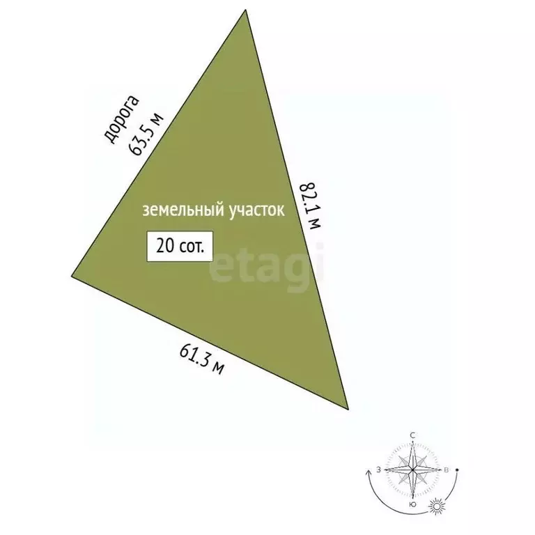 Участок в Забайкальский край, Читинский район, ДНП усадьба ул. ... - Фото 2