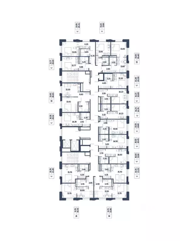 Студия Санкт-Петербург Московское ш., 13Ж (20.88 м) - Фото 1