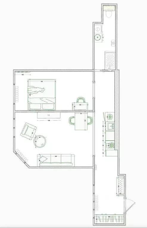 2-к кв. Санкт-Петербург Введенская ул., 7 (50.0 м) - Фото 1
