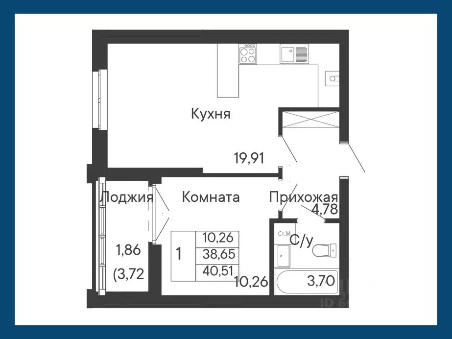 1-к кв. Ростовская область, Ростов-на-Дону Ривьера жилой квартал,  ... - Фото 1
