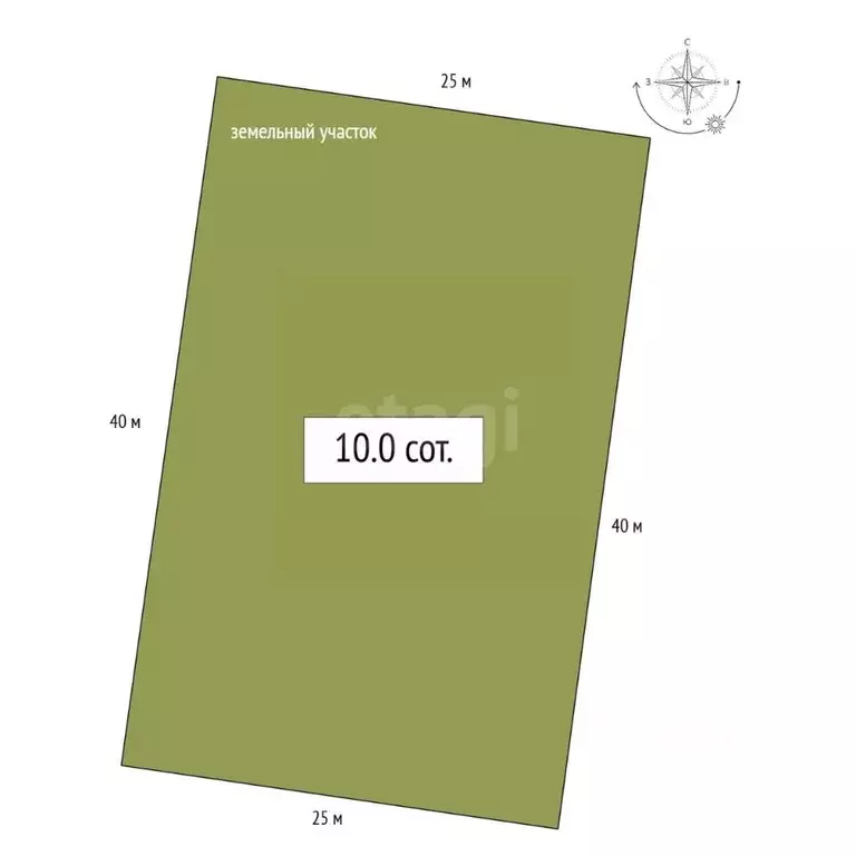 Участок в Алтай, Майминский район, с. Кызыл-Озек ул. Радужная, 10 ... - Фото 2