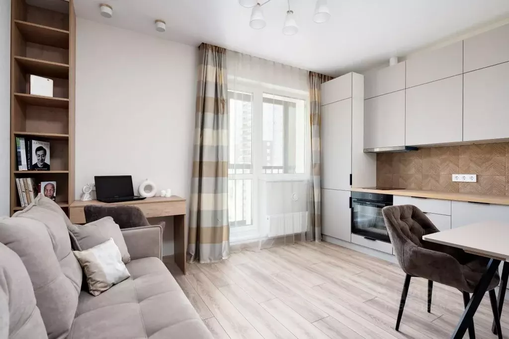 Студия Новосибирская область, Новосибирск Закаменский мкр, 16 (25.1 м) - Фото 1