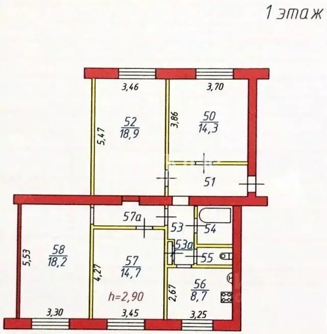 4-к кв. Ивановская область, Иваново ул. 10-я Санаторная, 1А (93.0 м) - Фото 1