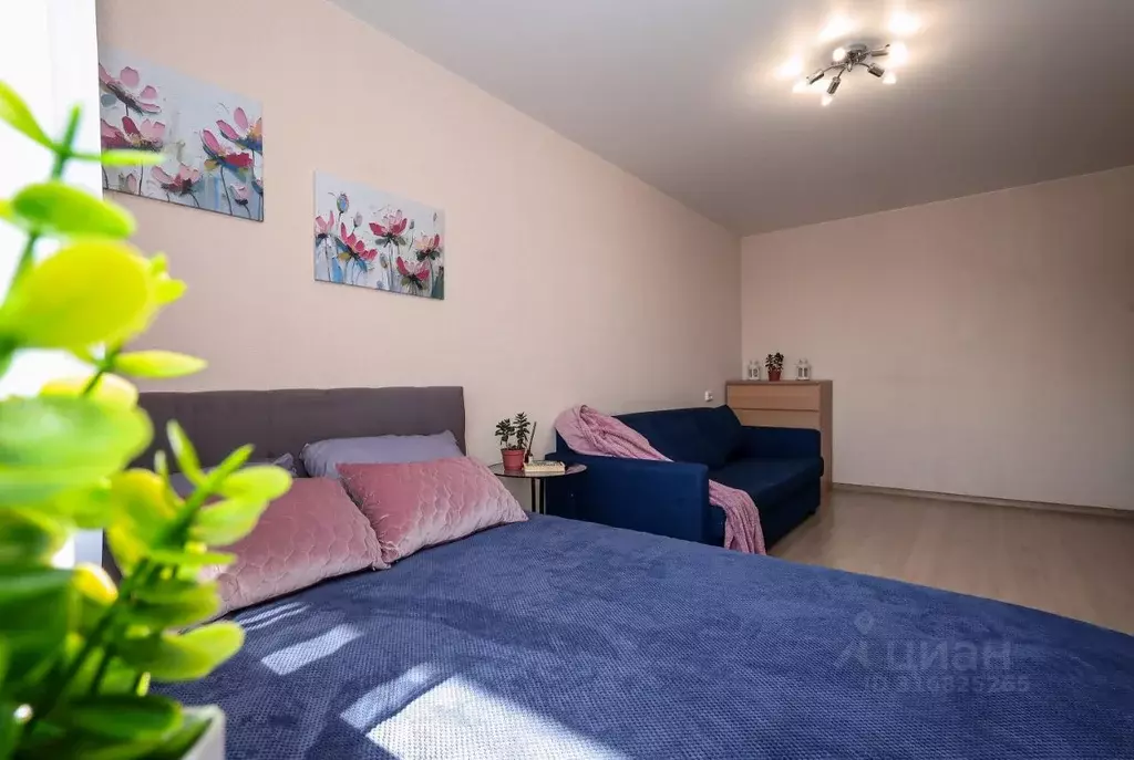 1-к кв. Татарстан, Казань ул. Калинина, 3 (32.0 м) - Фото 1