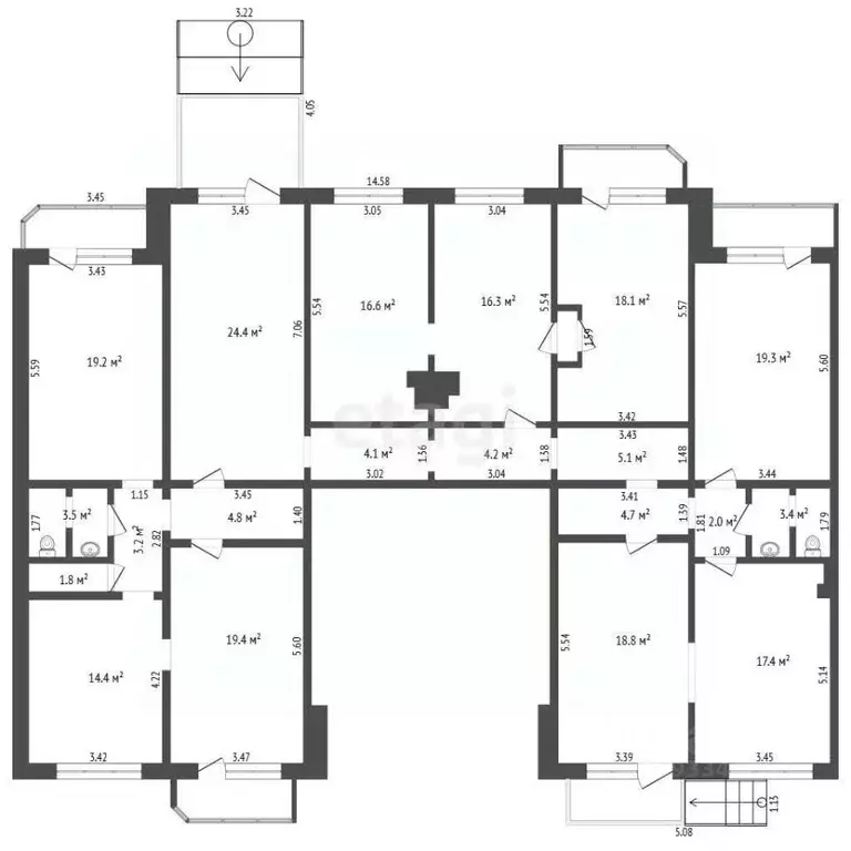 Офис в Тюменская область, Тюмень ул. Чернышевского, 1 (221 м) - Фото 2