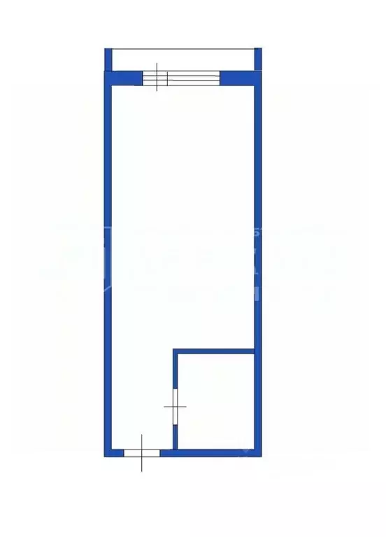 Студия Кемеровская область, Кемерово 55-й мкр, 5 (21.5 м) - Фото 1