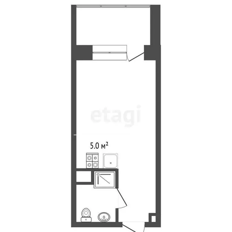 Квартира-студия: Анапа, Пионерский проспект, 20 (18.2 м) - Фото 0
