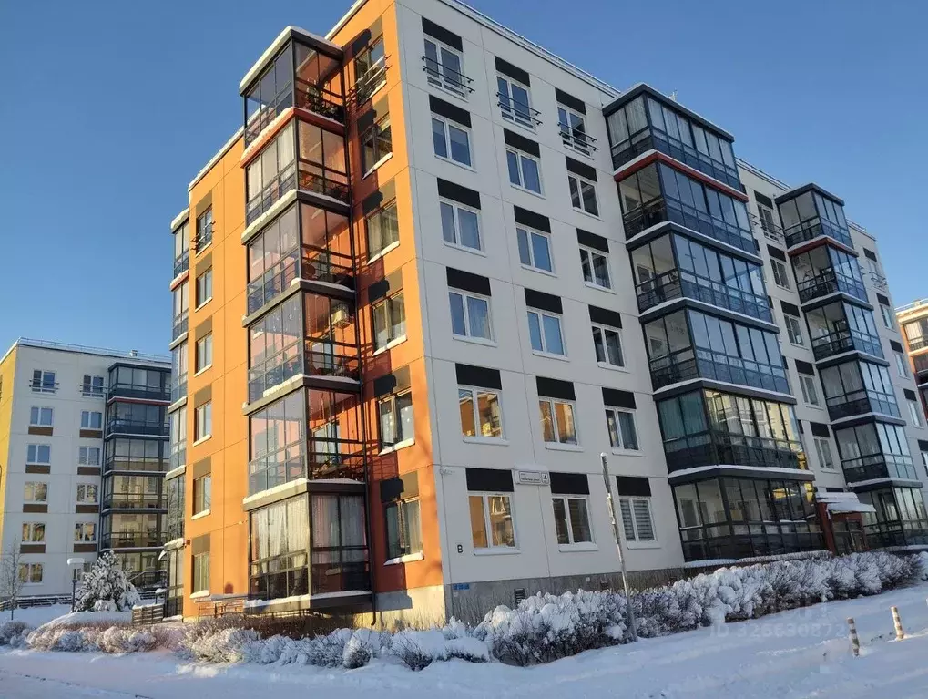 2-к кв. Ленинградская область, Всеволожск ул. Рябиновая Роща, 4к3 ... - Фото 2