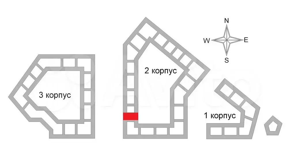 2-к. квартира, 60,1 м, 3/12 эт. - Фото 1