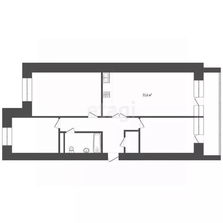 4-к кв. Забайкальский край, Чита ул. Курнатовского, 71к1 (94.1 м) - Фото 0