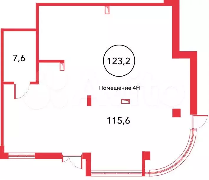 Продам помещение свободного назначения, 123.2 м - Фото 0