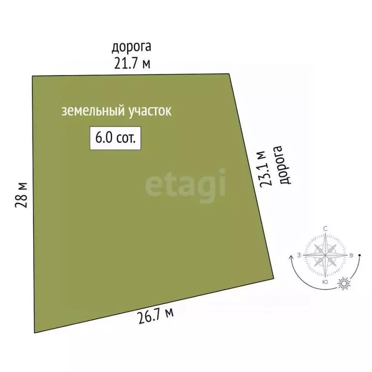 Участок в Крым, Симферопольский район, Урожайновское с/пос, ... - Фото 2