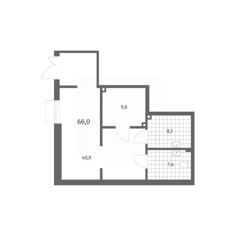 Помещение свободного назначения в Санкт-Петербург Парусная ул., 2 (66 ... - Фото 2