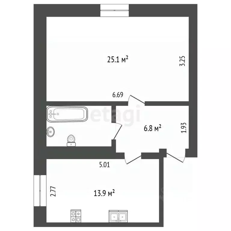 1-к кв. Ямало-Ненецкий АО, Тарко-Сале Пуровский район, ул. Геологов, ... - Фото 2
