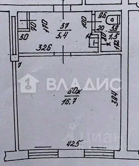 1-к кв. Калининградская область, Калининград Красная ул., 137 (24.0 м) - Фото 2