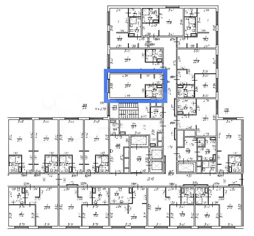 Апартаменты-студия, 24,3 м, 4/13 эт. - Фото 1