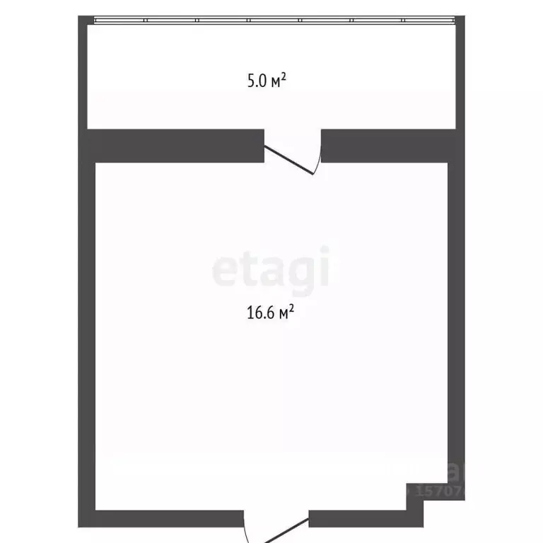 Комната Санкт-Петербург Московское ш., 14к1 (16.6 м) - Фото 2