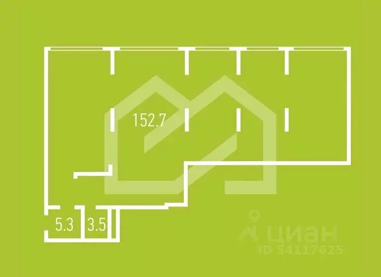 Торговая площадь в Москва Херсонская ул., 43 (162 м) - Фото 2