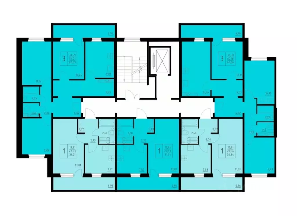 1-к кв. Пермский край, Пермь Домостроительный мкр,  (31.01 м) - Фото 2