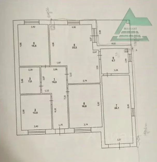 Дом в Оренбургская область, Оренбург ул. Баргузинская, 42 (160 м) - Фото 1