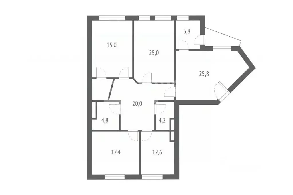 Квартира, 4 комнаты, 136.5 м - Фото 1