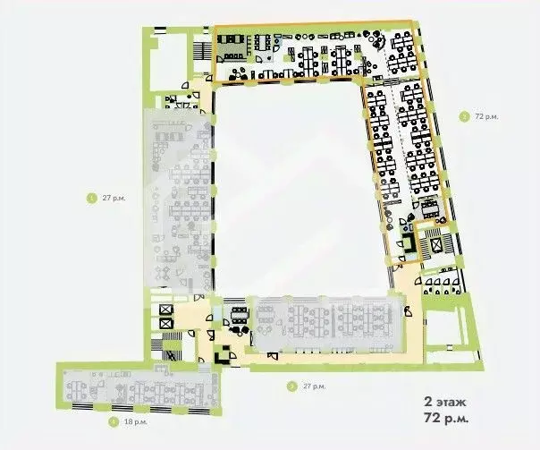 Помещение свободного назначения в Москва Ветошный пер., 13 (504 м) - Фото 2