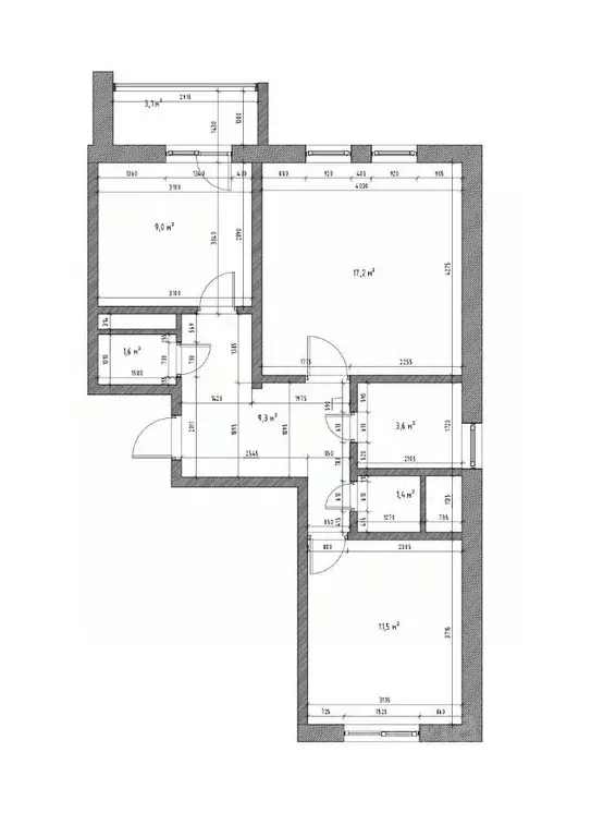 2-к кв. Москва ул. Дыбенко, 36к4 (53.5 м) - Фото 1