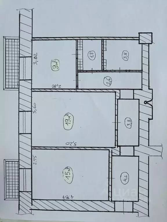 2-к кв. Москва Новинский бул., 18С1 (60.0 м) - Фото 2