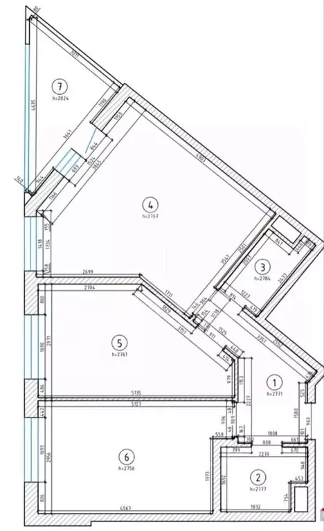 2-к кв. Санкт-Петербург ул. Чирикова, 5 (62.5 м) - Фото 1