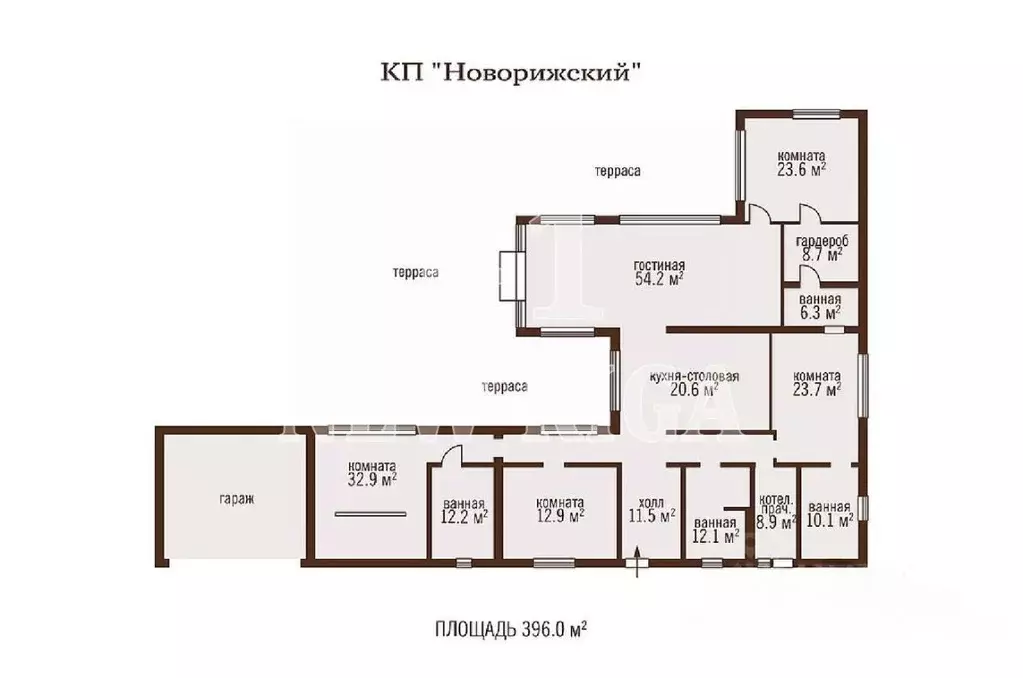 Коттедж в Московская область, Истра муниципальный округ, д. ... - Фото 1