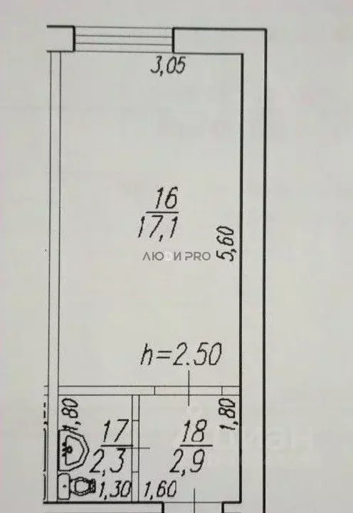 Студия Башкортостан, Уфа ул. Адмирала Макарова, 14 (22.5 м) - Фото 2