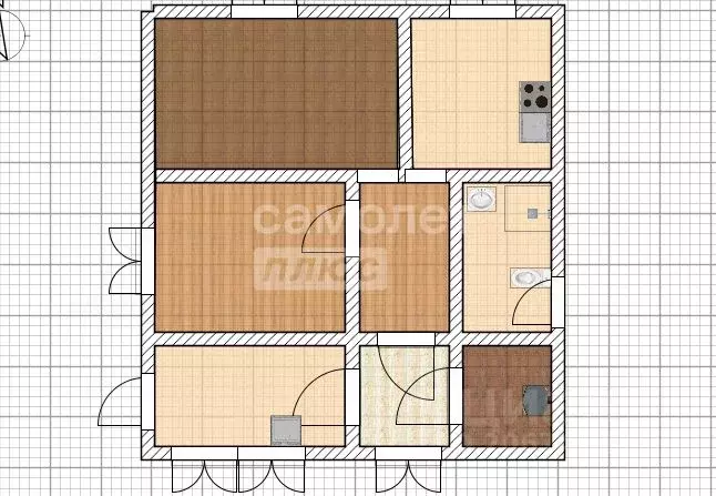 Дом в Алтайский край, Бийский район, с. Первомайское Северная ул., 84 ... - Фото 2