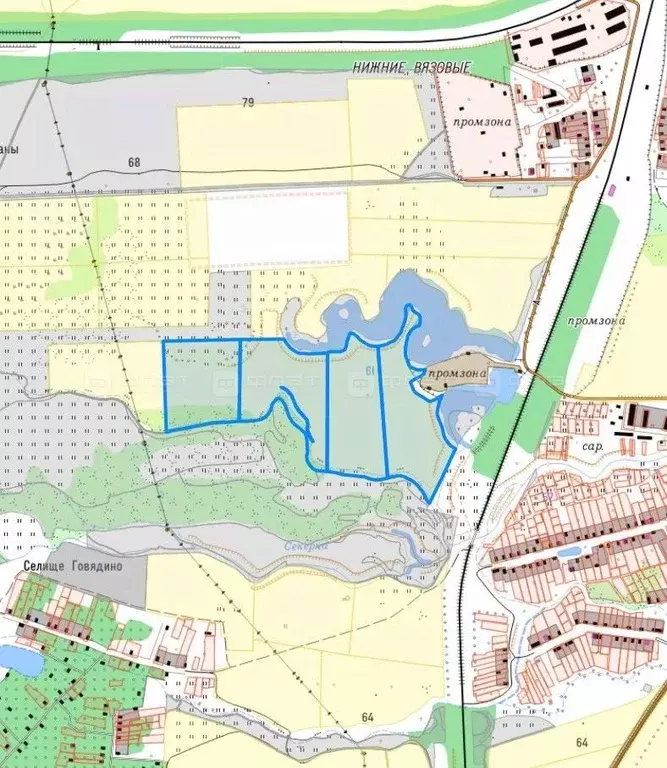 Участок в Татарстан, Зеленодольский район, Большеширданское с/пос, д. ... - Фото 2