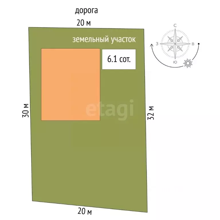 Дом в Ростовская область, Ростов-на-Дону Защитник садовое ... - Фото 1