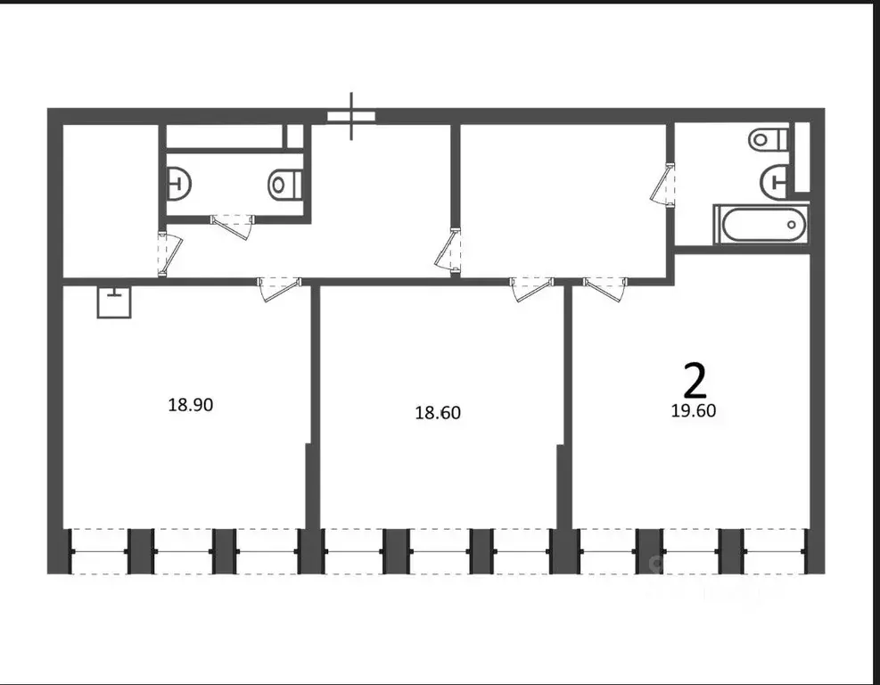 2-к кв. Москва ул. Светланова, 11к2 (89.98 м) - Фото 1